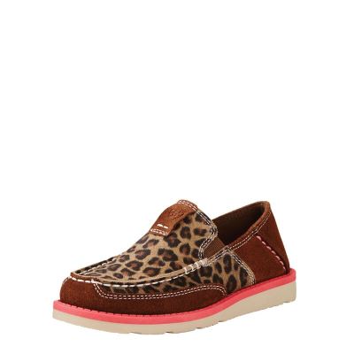 Ariat Cruiser Bakır / Leopar Loafer Ayakkabı Çocuk (34195-580)